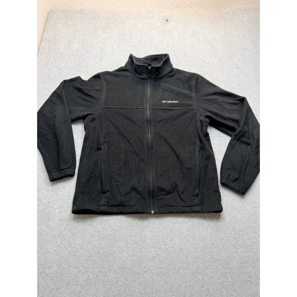 Columbia Mens Steens Mountain Full Zip Fleece Jacket Black Large WM3220